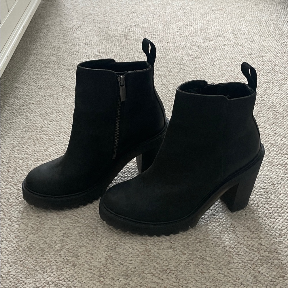 Dr. Martens Black Heeled Boots